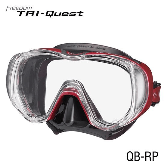 TUSA TUSA M3001 Freedom Tri-Quest Mask Black / Rose Pink - Oyster Diving