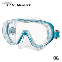 TUSA TUSA M3001 Freedom Tri-Quest Mask Ocean Green - Oyster Diving