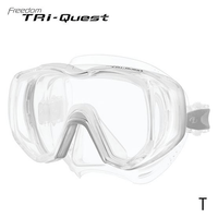 TUSA TUSA M3001 Freedom Tri-Quest Mask Transparent - Oyster Diving