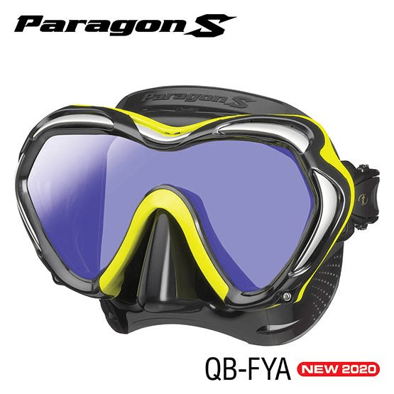 TUSA Paragon S Dive Mask Flash Yellow - Oyster Diving