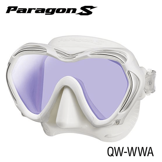 TUSA Paragon S Dive Mask White - Oyster Diving