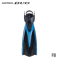 TUSA TUSA SF0102 IMPREX DUO Fins Small / Fishtail Blue - Oyster Diving