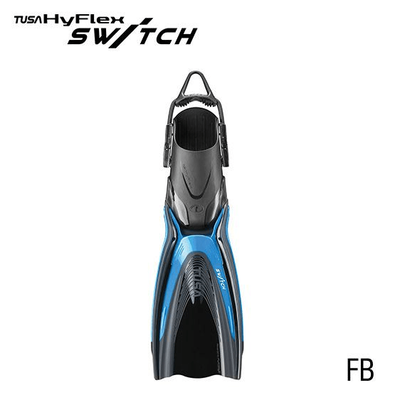 TUSA TUSA SF0104 HyFlex SWITCH Fins Extra Small / Fishtail Blue - Oyster Diving