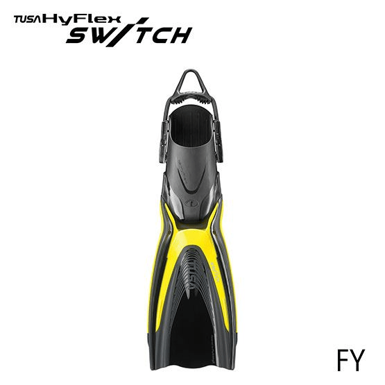 TUSA TUSA SF0104 HyFlex SWITCH Fins Extra Small / Flash Yellow - Oyster Diving