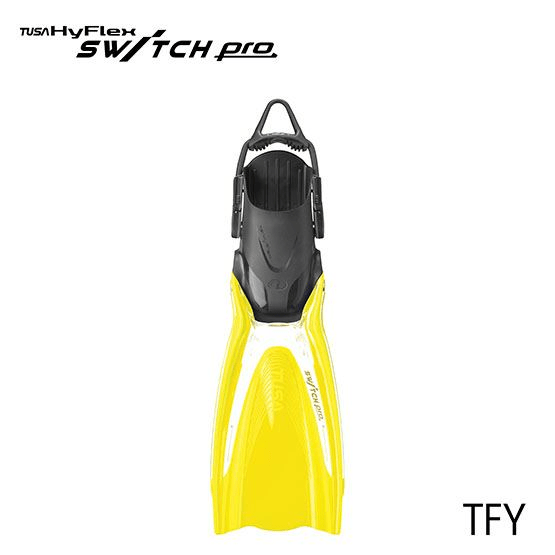 TUSA TUSA SF0107 HyFlex SWITCH PRO Fins Medium / Transparent / Flash Yellow - Oyster Diving