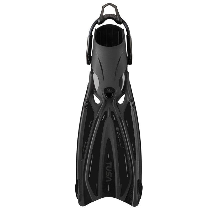 TUSA TUSA SF0114 SOLLA Fins with Bungee Strap Extra Small / Black - Oyster Diving