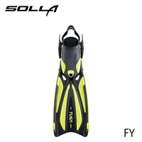 TUSA TUSA SF22 SOLLA Strap Fins Small / Flash Yellow - Oyster Diving