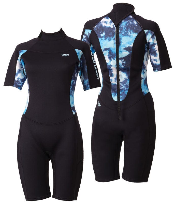 TUSA TUSA SPORT UA5306 2mm Shorty Wetsuit Ladies Extra Small - Oyster Diving