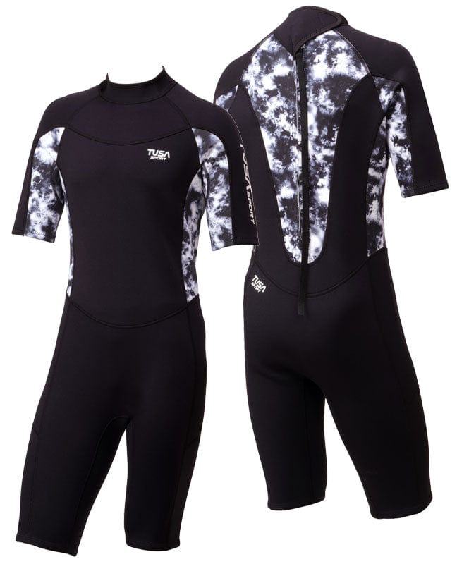 TUSA TUSA SPORT UA5306 2mm Shorty Wetsuit Mens Small - Oyster Diving