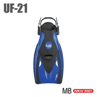 TUSA TUSA SPORT UF21 Snorkeling Fins Medium / Metallic Blue - Oyster Diving