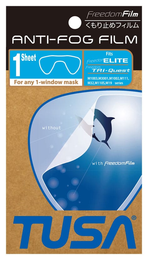 TUSA TUSA TA0801 Anti-Fog Film - Single Lens by Oyster Diving Shop