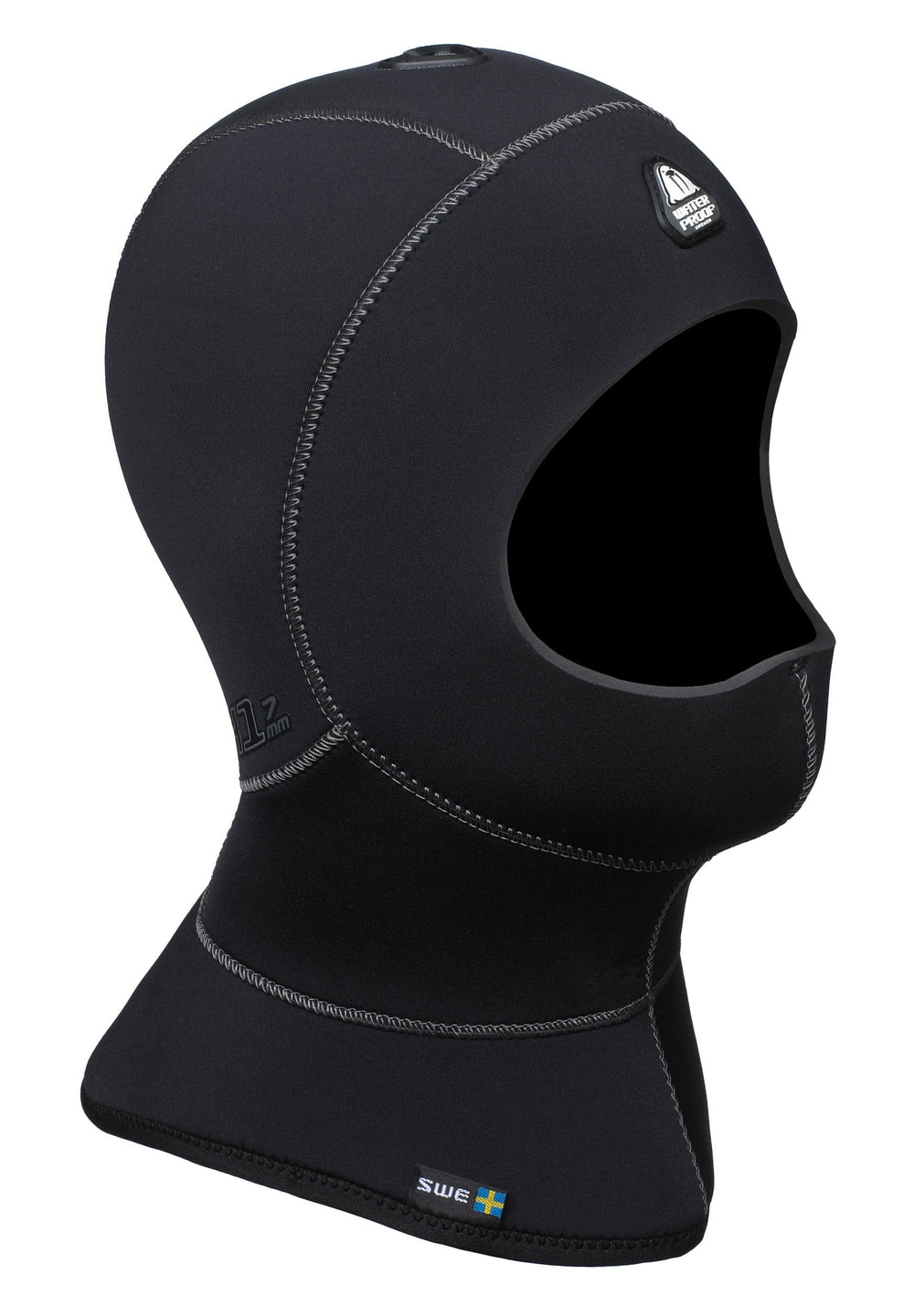 Waterproof WaterProof H1 5/7mm Bibbed Hood Small - Oyster Diving