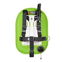 XDEEP XDEEP Zeos 28 Wing System Standard / Aluminium / Lime - Oyster Diving