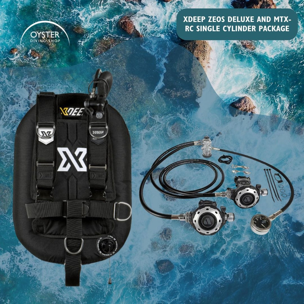 Oyster Diving Shop XDEEP Zeos Deluxe and MTX-RC Single Cylinder Package - Oyster Diving