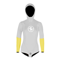 Aqualung Aqua Lung Freeflex Pro Jacket : Women S / 5MM / Grey/Yellow - Oyster Diving