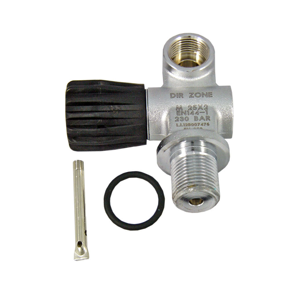 DIRZone DIRZone Extendable Lavo Valve, ext. for Swivel 2nd Outlet, with Blanking Plug, 230 Bar - Oyster Diving