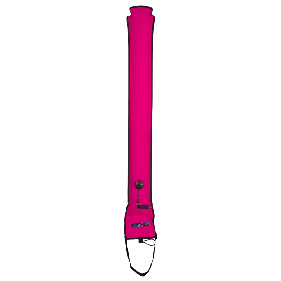 DIRZone DIRZone SMB 122x18 cm w. Duckbill, small OPV, Metal Inflator, PRO PINK - Oyster Diving