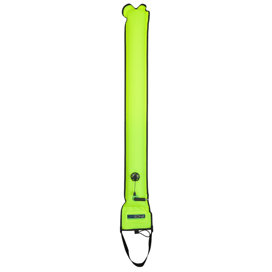 DIRZone DIRZone SMB 122x18 cm w. Duckbill, small OPV, Metal Inflator, PRO YELLOW - Oyster Diving