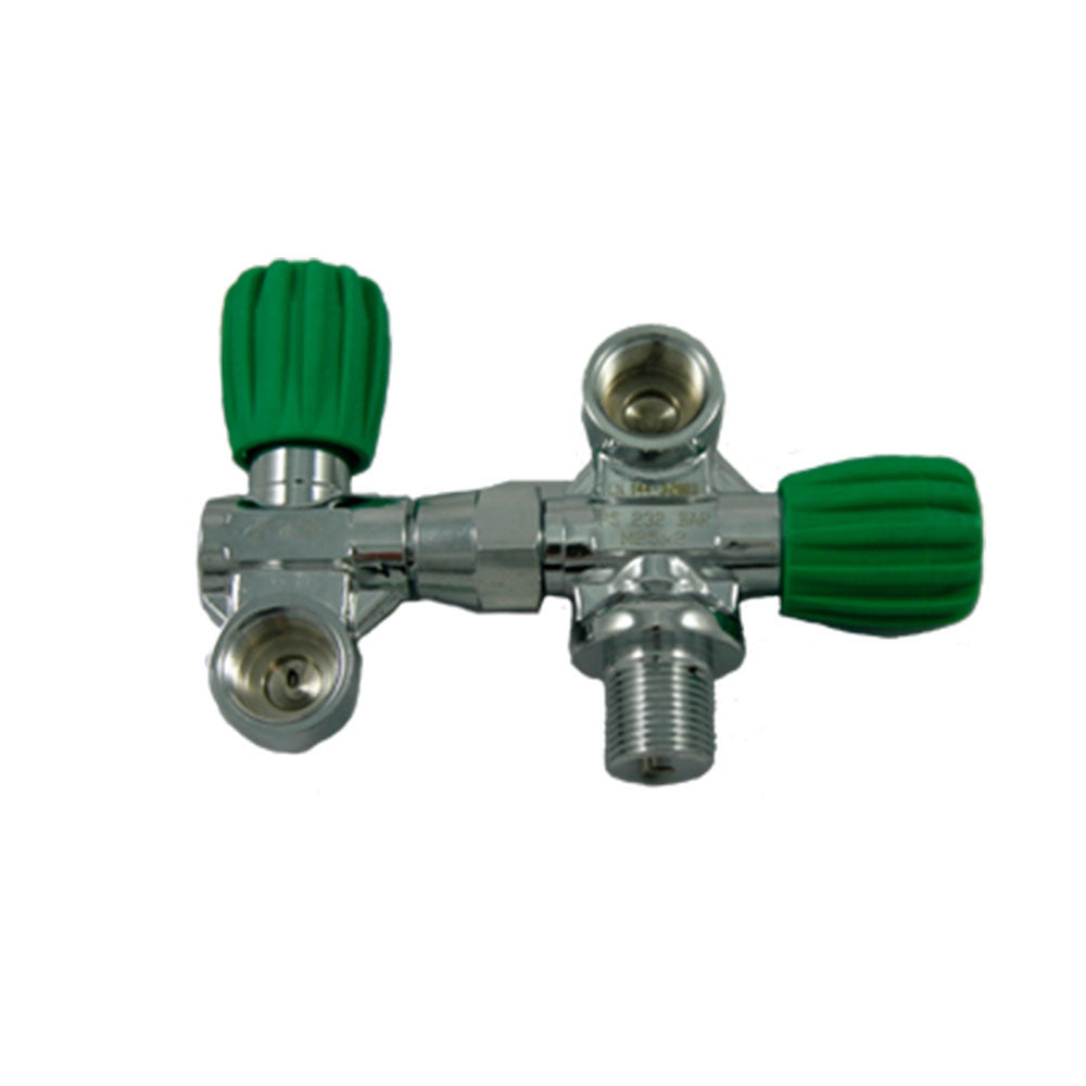 DIRZone DIRZone Valve Set Double DIN 230 bar NITROX M26x2 SOS - Oyster Diving