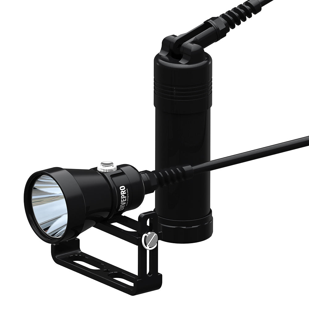 Divepro Divepro CL-8 Rotating Cable 4200 Lumen Umbilical Torch - Oyster Diving