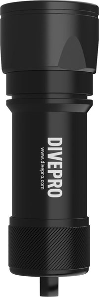 Divepro Divepro D6F 1050 lumen Twist Video/Photo Light - 240 mins burn time - Oyster Diving
