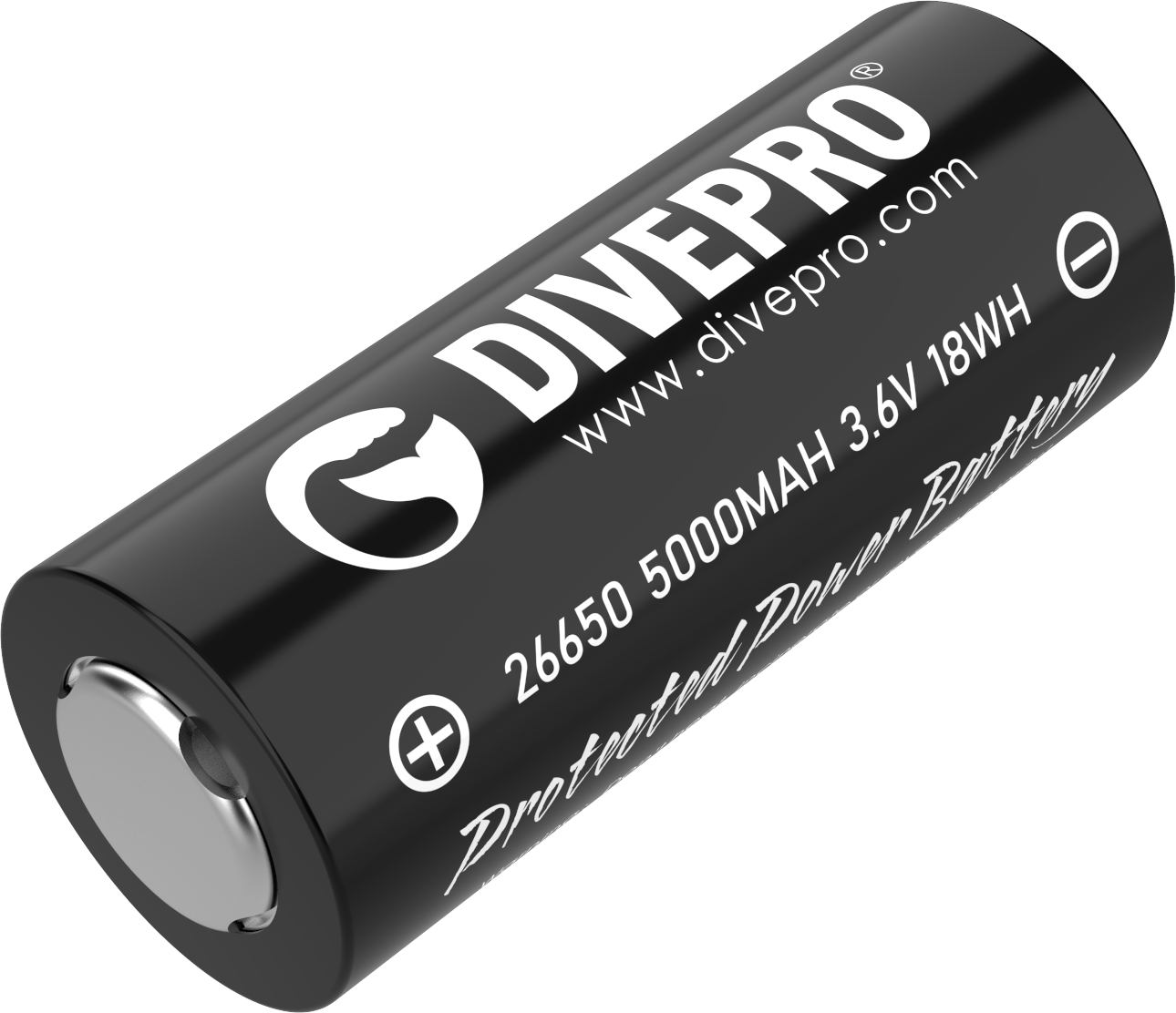 Divepro Divepro Standard 26650 5500maH battery (discharger about 3A) by Oyster Diving Shop