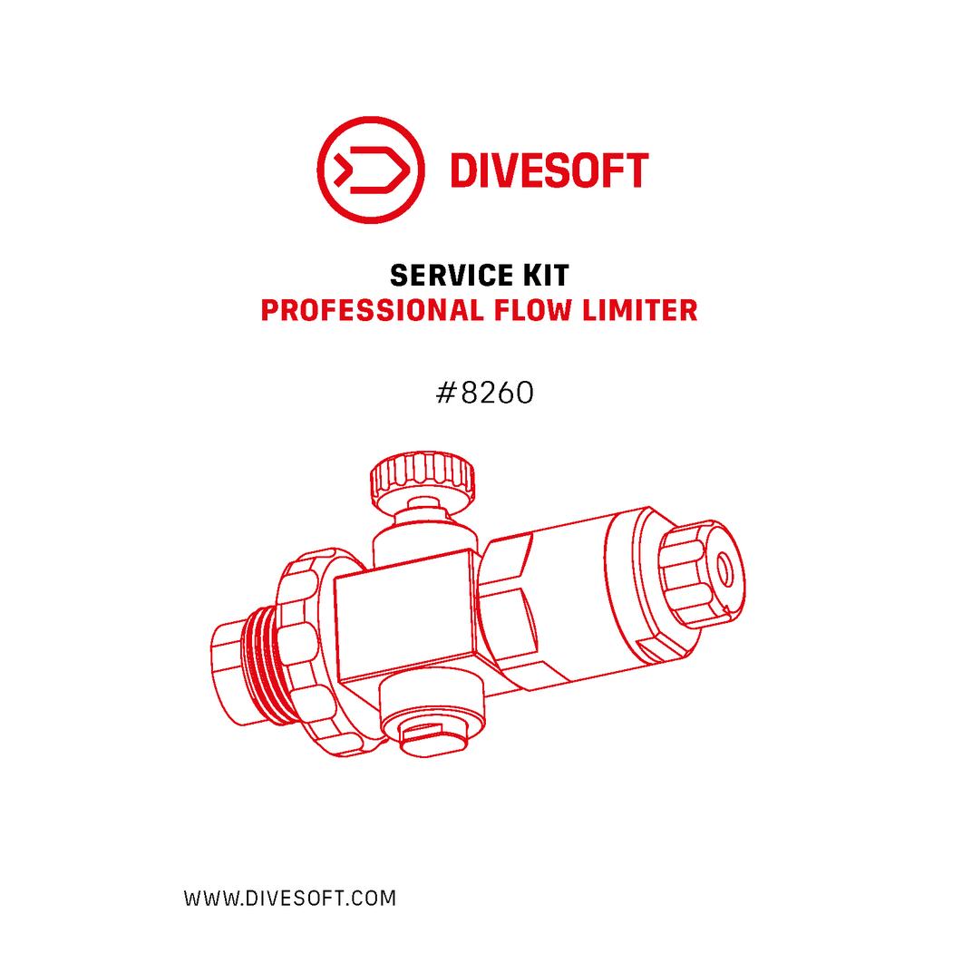 DiveSoft Divesoft Service Kit - Professional flow limiter / restrictor - Oyster Diving