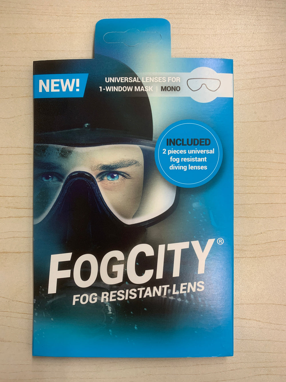 FOGCITY Fog Resistant Lens 1-window mask / Mono - Oyster Diving
