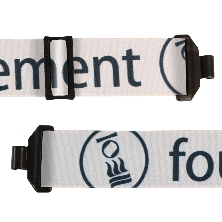 Fourth Element Fourth Element Mask Strap White/Grey - Oyster Diving