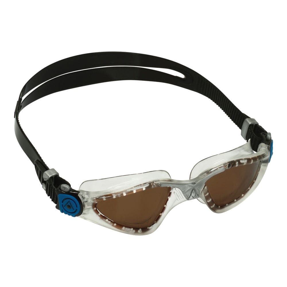 Aqua Sphere Kayenne Goggles Brown Polarized / Clear Silver&Black - Oyster Diving