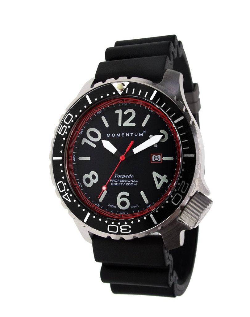 Momentum Momentum TORPEDO BLAST, SS, LRG, RED, BLACK DIVER RUBBER by Oyster Diving Shop