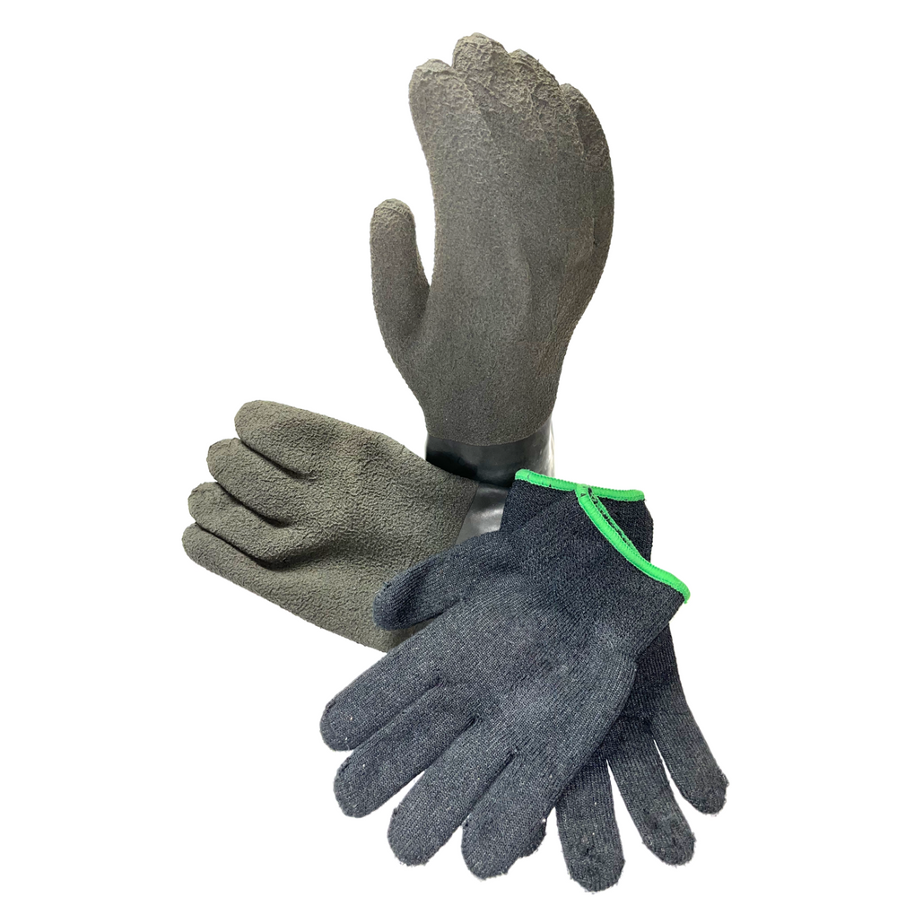 Rolock Rolock Black Latex Drygloves with Removable Inner Lining by Oyster Diving Shop