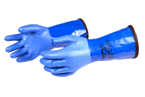 SiTech SiTech Blue PVC glove standard, with liner - XL - pair - Oyster Diving