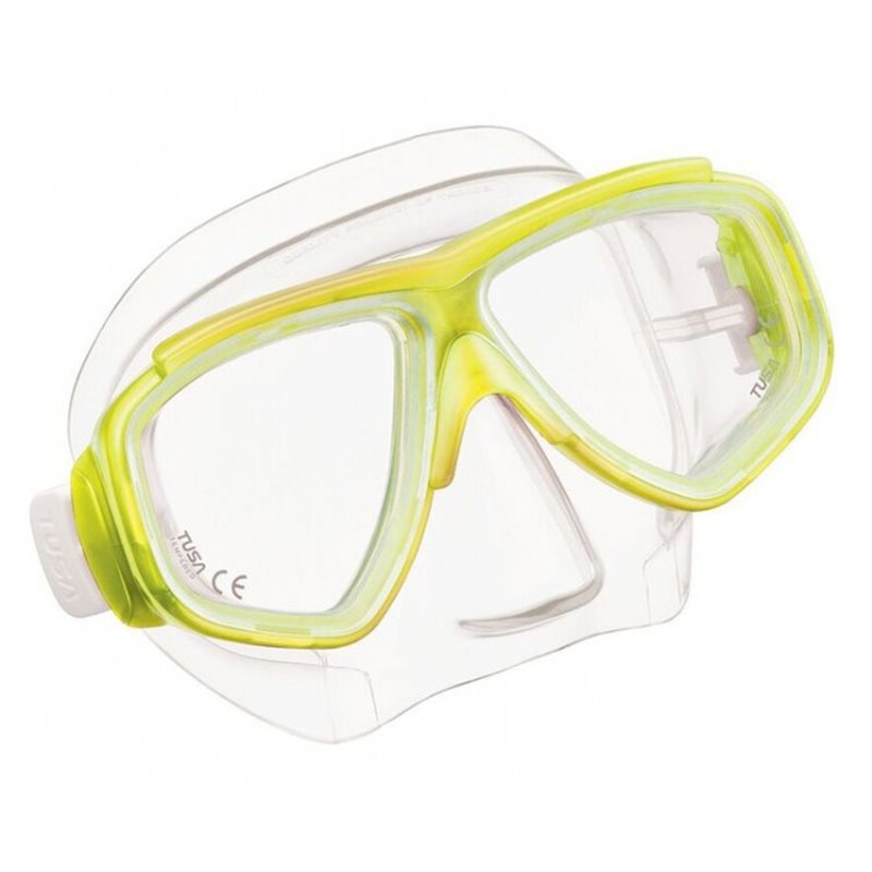 TUSA TUSA Splendive II Mask Fluorescent Yellow - Oyster Diving