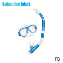 TUSA Splendive Snorkel Set (Adult) - Fishtail Blue