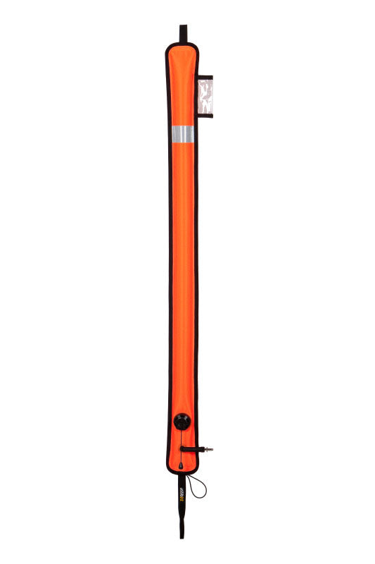 XDEEP XDEEP Closed DSMB narrow, Orange, 140 cm long by Oyster Diving Shop