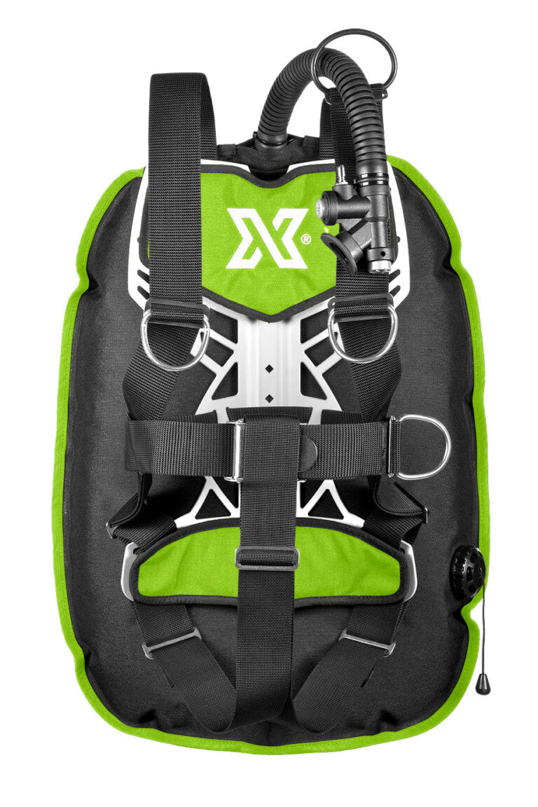 XDEEP XDEEP GHOST Full Setup with Standard or Deluxe harness Lime / Standard / Small - Oyster Diving