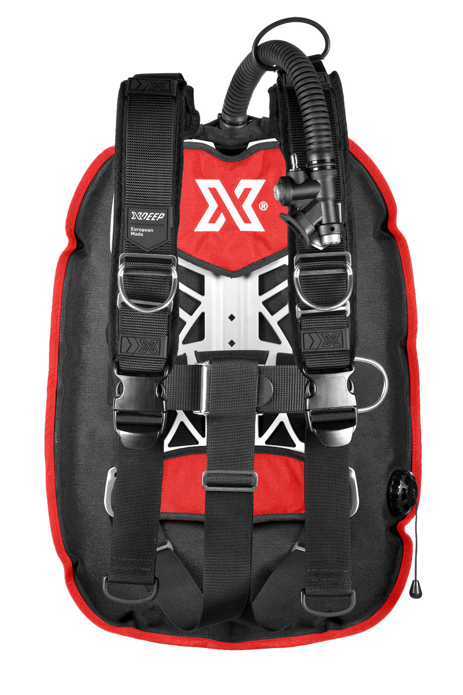 XDEEP XDEEP GHOST Full Setup with Standard or Deluxe harness Red / Deluxe / Small - Oyster Diving