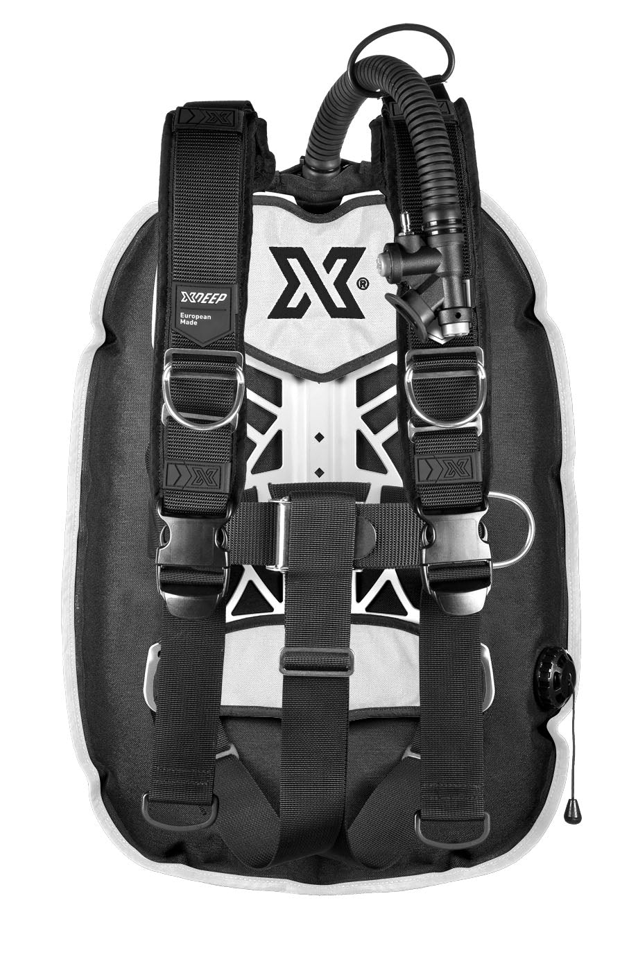 XDEEP XDEEP GHOST Full Setup with Standard or Deluxe harness White / Deluxe / Small - Oyster Diving