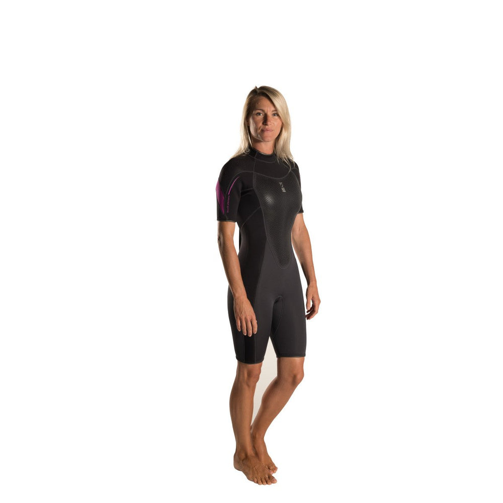 Xenos 3mm Shortie Wetsuit: Womens - Oyster Diving Equipment